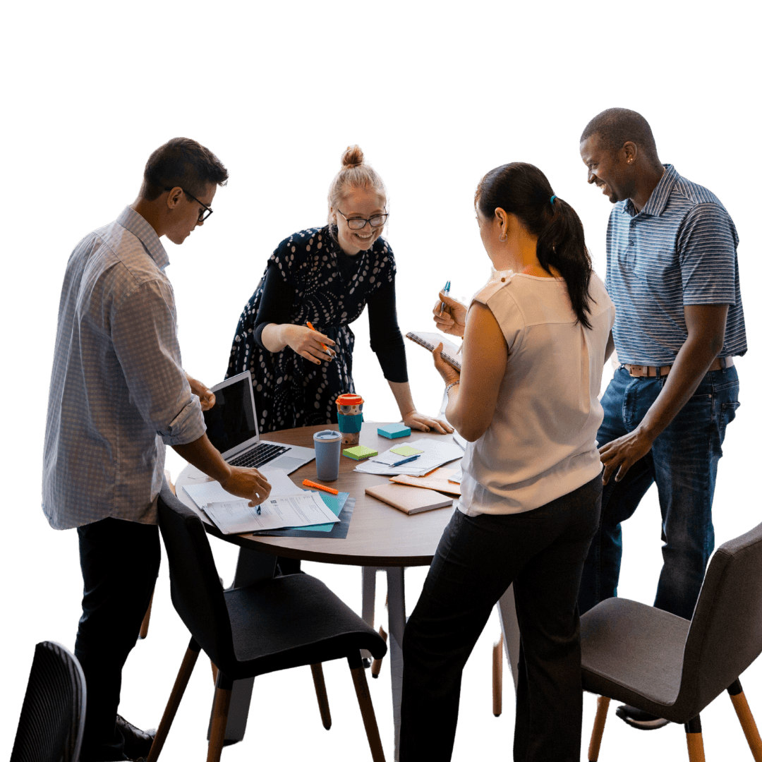 Equipo de VictorIA Profesional trabajando con IA